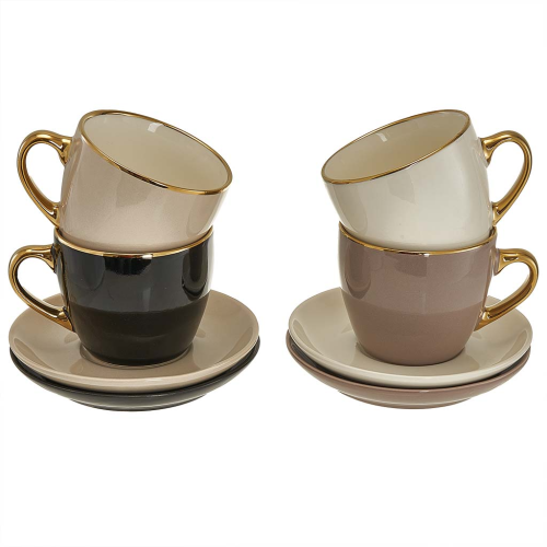 Чайный набор 8 предметов (240 мл) Ф11-059К/8 Modern на металлической подставке