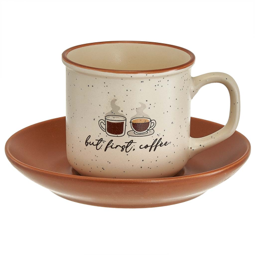 Кофейный набор 8 предметов (180 мл) Ф11-063К/8 "Coffee mix" на металлической подставке