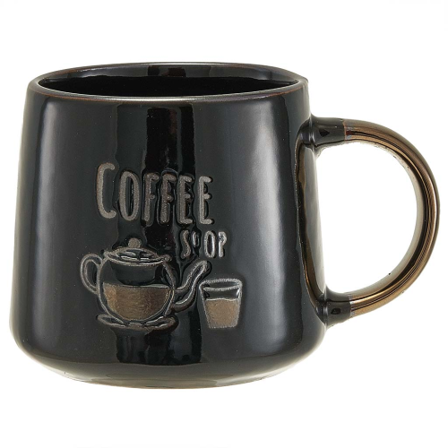 Кружка Coffee shop (350 мл) Ф11-067L1 черный