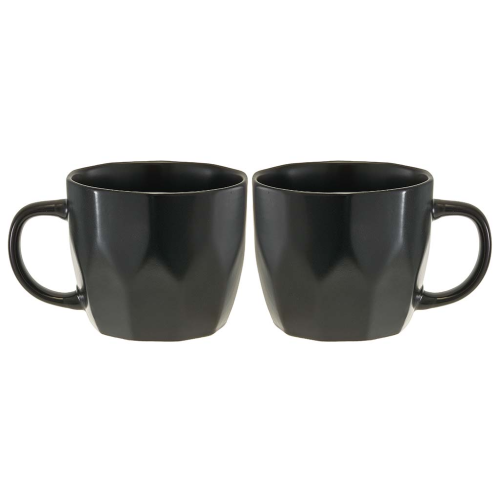 Набор кружек 2 предмета (400 мл) Balance Ф11-076L/2 в цветной коробке, черный