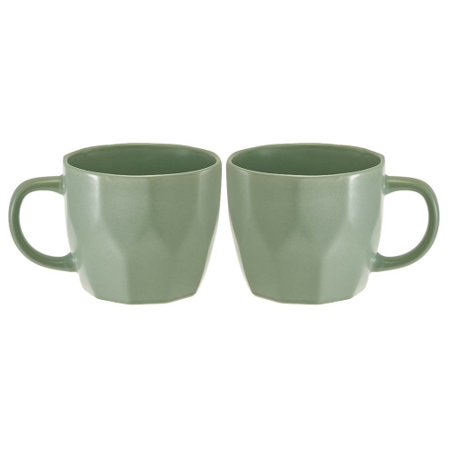 Набор кружек 2 предмета (400 мл) Balance Ф11-081L/2 в цветной коробке, светло-зеленый
