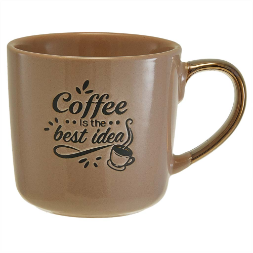 Кружка Coffee is the best idea (400 мл) Ф11-086L1 коричневый