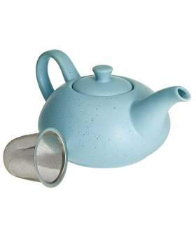 ROSARIO Чайник заварочный 1100 мл с фильтром Ф19-114R голубой