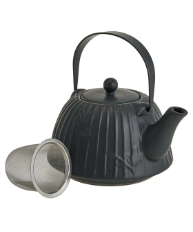 ROSARIO Чайник заварочный 900 мл с металлическим фильтром Ф19-144R черный