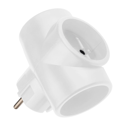 DELTA Разветвитель ФАZА FAP-3-wh тройник, белый (5053380)