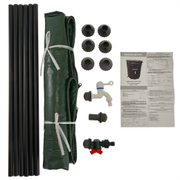 Зеленый Луг  Бочка садовая складная 200 л ПП-0021