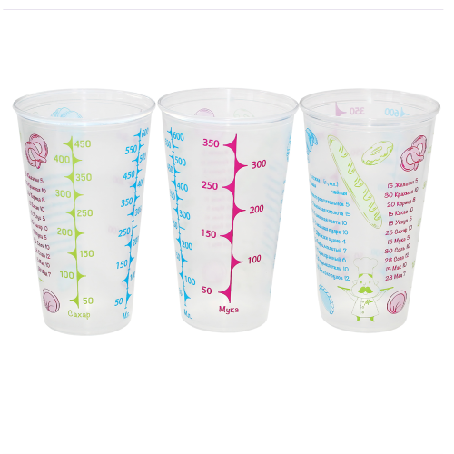 Стакан 0,6л МЕРНЫЙ ДЕКО Милих 02087