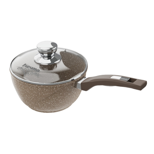 Ковш 1,2 л МЕЧТА АП Гранит brown 81806