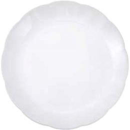 Royal Garden Тарелка обеденная Flower White M 26,5см. RG001GL