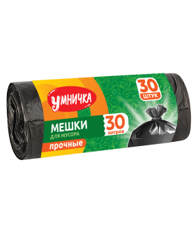 МУЛЬТИ-ПЛАСТ Мешки д/мусора 30л*30шт. УМНИЧКА MPU0552
