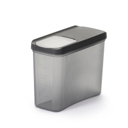 АЛЬТЕРНАТИВА Ёмкость для сыпучих продуктов 1,5 л. ЛАЙН М9004 ГРАФИТОВЫЙ