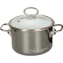Vitross Кастрюля 4,0л цилиндр Bon Appetit мокрый асфальт 8SD205S