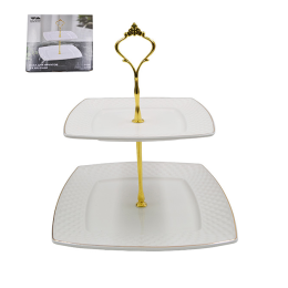 Lavenir Ваза для фруктов 2-х ярусная Престиж 690-791