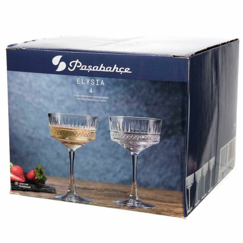 Бокал для шампанского 260мл 4 шт. ELYSIA 440436