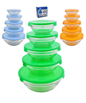 Lavenir Набор салатников с крышкой 5 пр. 109633 микс