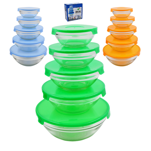 Набор салатников с крышкой Lavenir 5 пр. 109633 микс