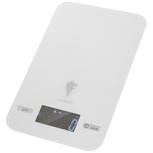 Весы кухонные электронные Leonord LE-17703, цвет белый 111143-SK