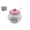 Сахарница Lavenir "Beautiful garden" 600 мл, 12,5 см HC210-K48 с ложкой доломит