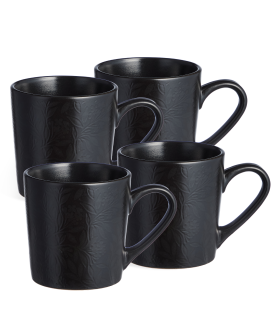 Lefard Набор кружек BRONCO CHOICE BLACK 400 мл. 4пр. 191-362-1