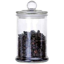 MALLONY Стеклянная банка для сыпучих продуктов с крышкой BANCA, объем: 0.75 л 003601-SK