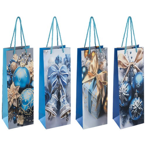 Пакет подарочный Шары для бутылки 110425-SK