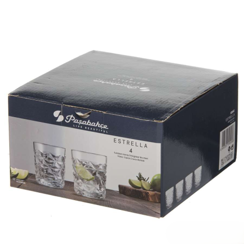 Набор стаканов PASABAHCE Estrella 305 мл. (4 шт.) 520542B