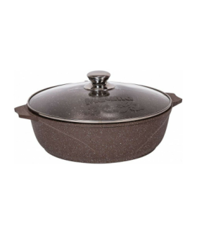 МЕЧТА Жаровня 6 л АП Гранит brown 36806