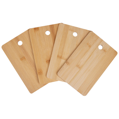 Набор из 4 разделочных досок, Foresta di bambu, из бамбука на подст, размер:15*6,5*32 см 986076-SK