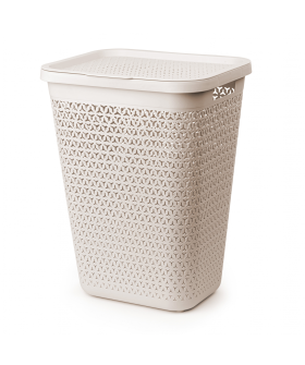 АЛЬТЕРНАТИВА Корзина для белья 55 л. ЭЛЕМЕНТ М8902 БЕЖЕВЫЙ