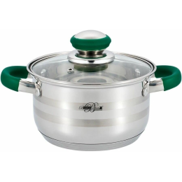 Barton Steel Кастрюля BS 2800-20 green 3,5л.