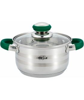 Barton Steel Кастрюля BS 2800-20 green 3,5л.