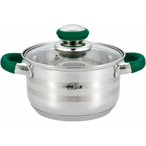 Кастрюля "Barton Steel" BS 2800-20 green 3,5л.