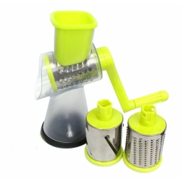 Ramozi Измельчитель д/овощей на присоске с 3-мя насадками, зеленый RA-6985
