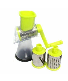 Ramozi Измельчитель д/овощей на присоске с 3-мя насадками, зеленый RA-6985