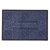 Коврик влаговпитывающий Kovroff 40*60 см.  ДОБРО ПОЖАЛОВАТЬ синий П/01/01/04