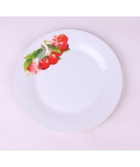 КОРАЛЛ Тарелка обеденная 23см. Вишня MC-008 КОРАЛЛ Тарелка обеденная 23см. Вишня MC-008