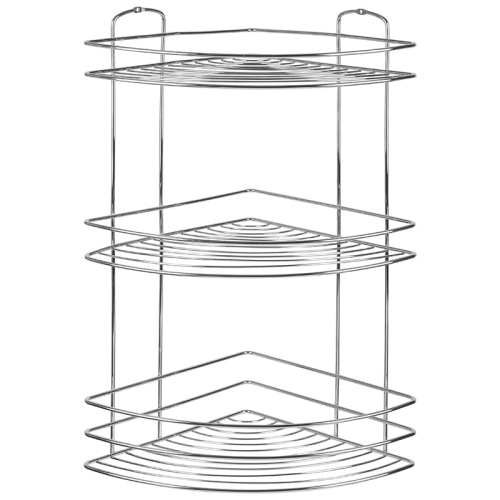 Полка угловая 3-ярусная BASIC, хром 111178-SK