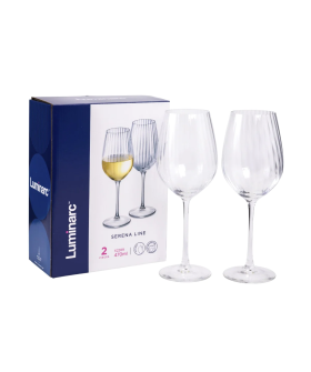 LUMINARC Набор бокалов для вина SERENA LINE 2шт 470мл X2269 LUMINARC Набор бокалов для вина SERENA LINE 2шт 470мл X2269