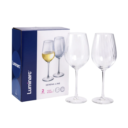 Набор бокалов для вина Luminarc SERENA LINE 2шт 470мл X2269