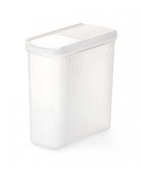 АЛЬТЕРНАТИВА Ёмкость для сыпучих продуктов 2 л. ЛАЙН М9005 БЕЛЫЙ