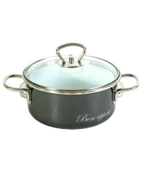 Vitross Кастрюля 2,0л цилиндр Bon Appetit мокрый асфальт 8SD165S Vitross Кастрюля 2,0л цилиндр Bon Appetit мокрый асфальт 8SD165S