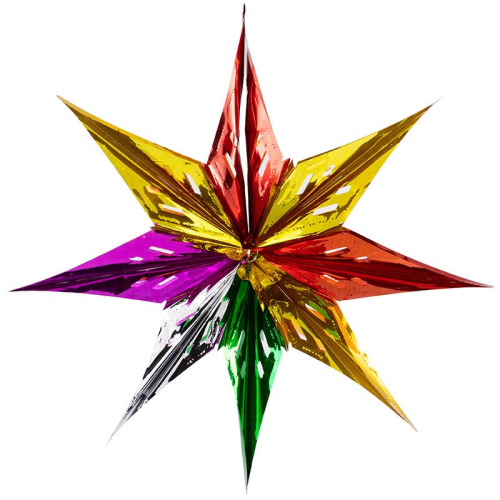 Украшение подвесное Звезда восьмиконечная 103162-SK