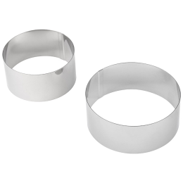 MALLONY Набор форм для выпечки TORTA, 2 шт, круг 108351-SK