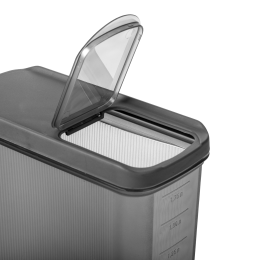 АЛЬТЕРНАТИВА Ёмкость для сыпучих продуктов 2 л. ЛАЙН М9006 ГРАФИТОВЫЙ