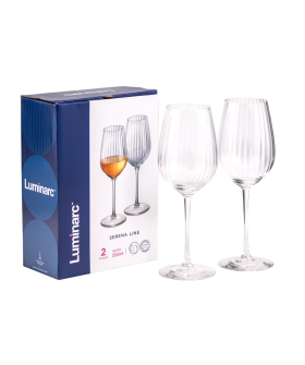LUMINARC Набор бокалов для вина SERENA LINE 2шт 350мл X2270 LUMINARC Набор бокалов для вина SERENA LINE 2шт 350мл X2270