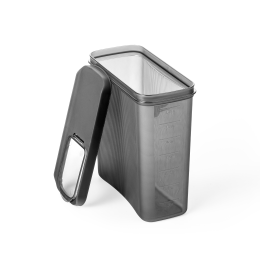 АЛЬТЕРНАТИВА Ёмкость для сыпучих продуктов 2 л. ЛАЙН М9006 ГРАФИТОВЫЙ