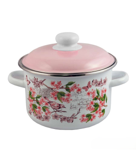 Appetite Кастрюля эмал цил Bird 2,0л 6RD161M