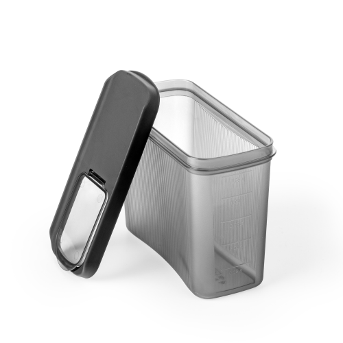 Ёмкость для сыпучих продуктов 1,5 л. АЛЬТЕРНАТИВА ЛАЙН М9004 ГРАФИТОВЫЙ