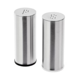 MALLONY Набор из 2 предметов: солонка+перечница, SKANDI, размер: 8*3 см, из нерж стали 108140-SK