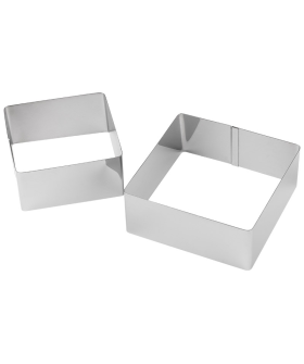 MALLONY Набор форм для выпечки TORTA, 2 шт, квадрат 108348-SK MALLONY Набор форм для выпечки TORTA, 2 шт, квадрат 108348-SK